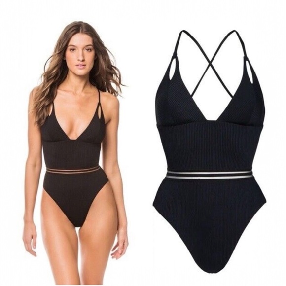 Isabella Rose Swim Other - NWT Isabella Rose Black Queensland One Piece Swimsuit Large